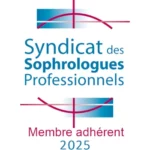 votre sophrologue à Rouen est adhérente au Syndicat des sophrologues professionnels, dont voici le logo, qui oeuvre pour une meilleure reconnaissance de la sophrologie